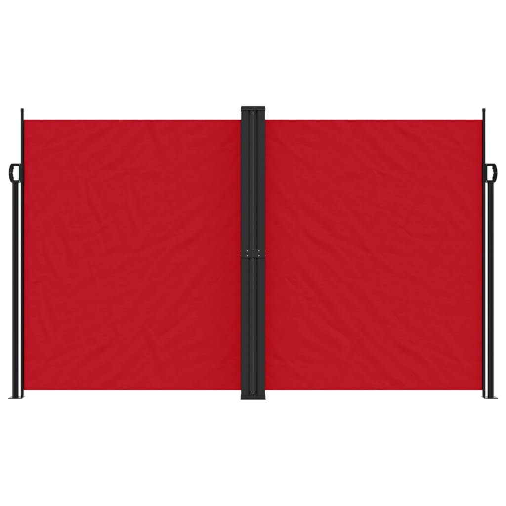 vidaXL Toldo lateral retráctil rojo 200x600 cm