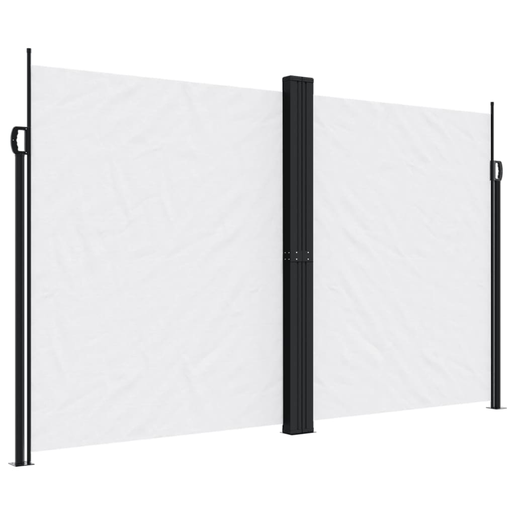 vidaXL Toldo lateral retráctil blanco 200x600 cm