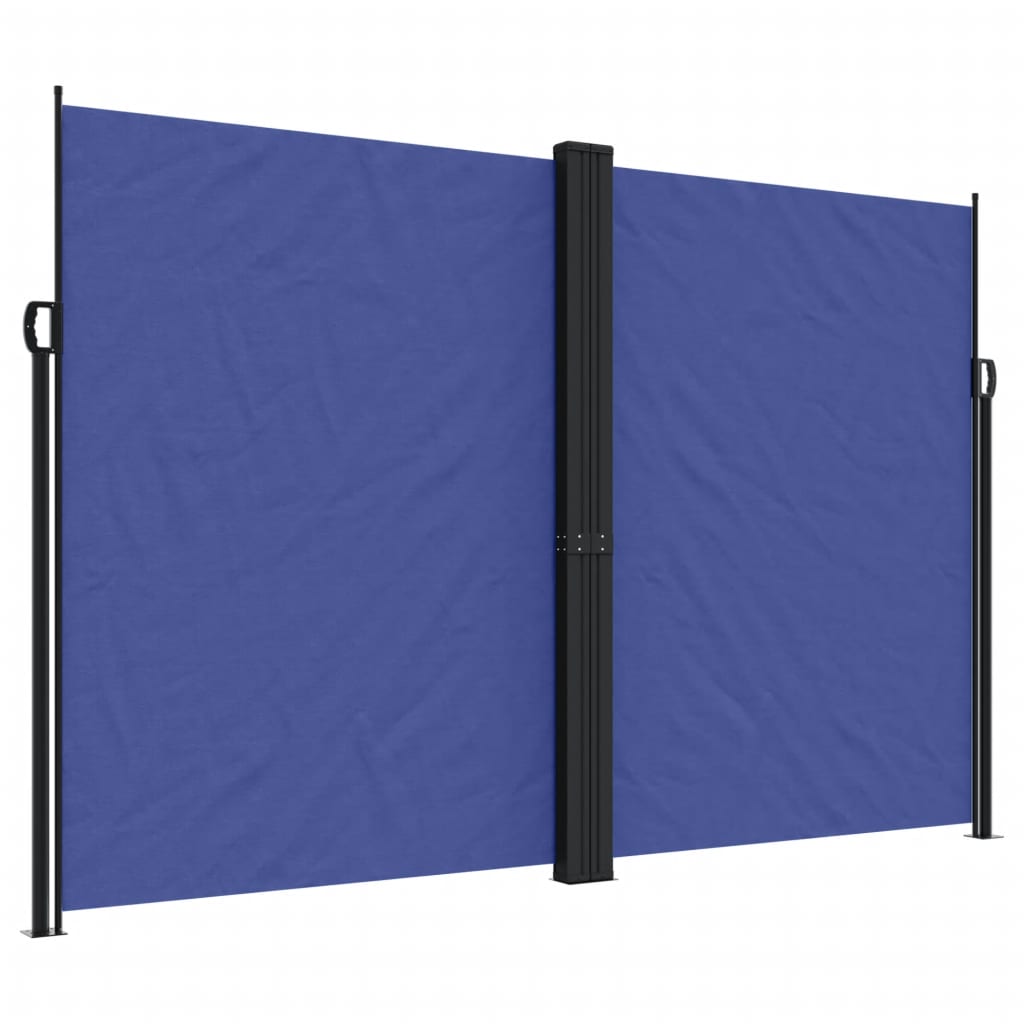 vidaXL Toldo lateral retráctil azul 220x600 cm