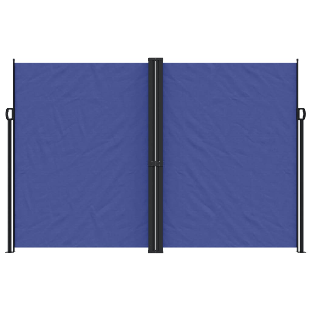 vidaXL Toldo lateral retráctil azul 220x600 cm