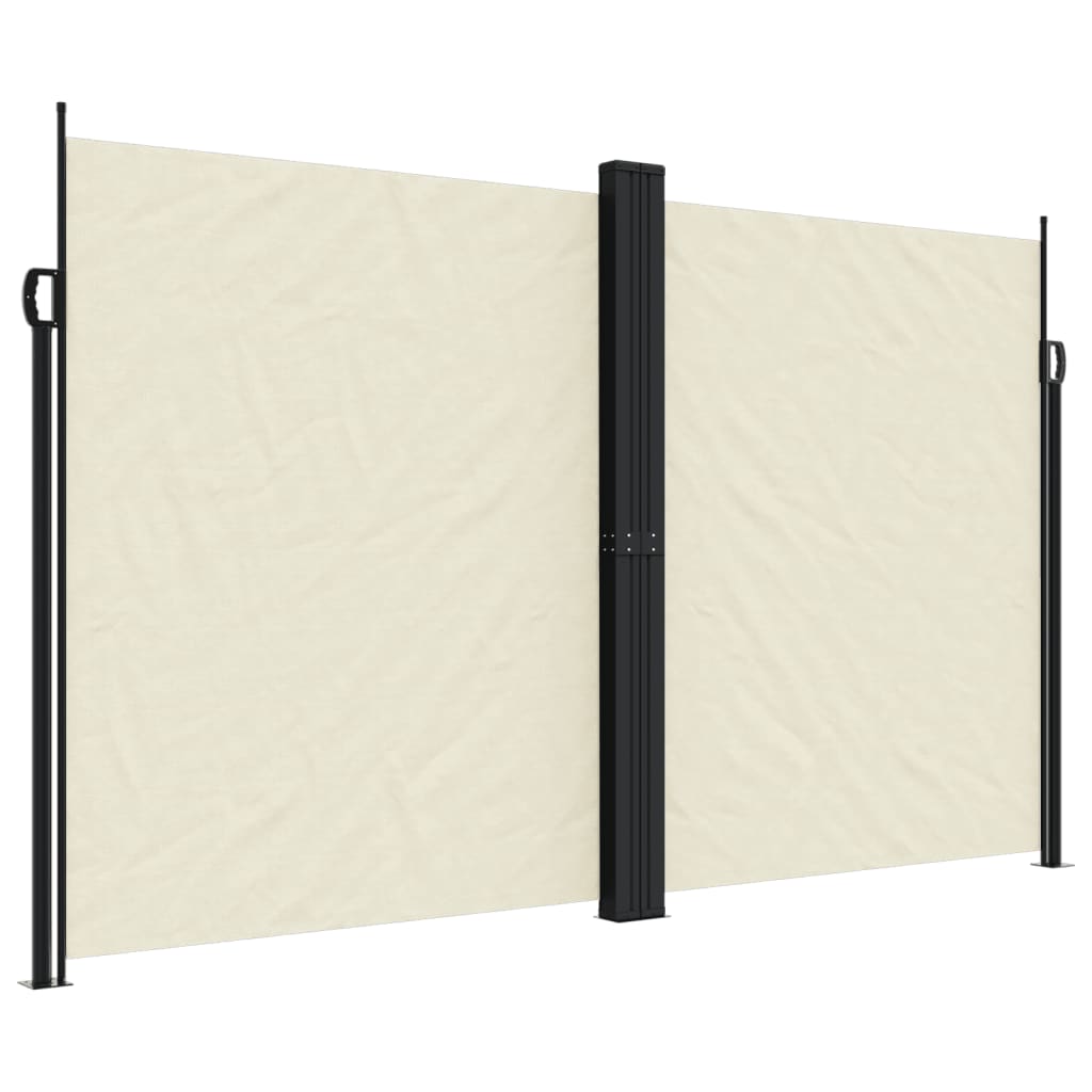 vidaXL Toldo lateral retráctil crema 200x1200 cm