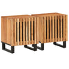 vidaXL Mesitas de noche 2 uds madera maciza de acacia 40x34x46 cm