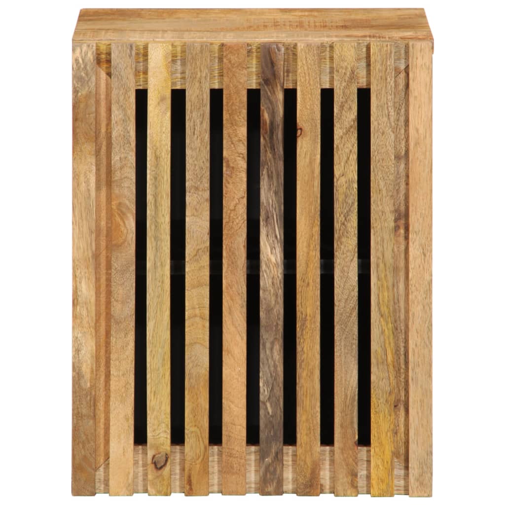 vidaXL Armario de lavabo para baño madera maciza de mango 38x34x48 cm