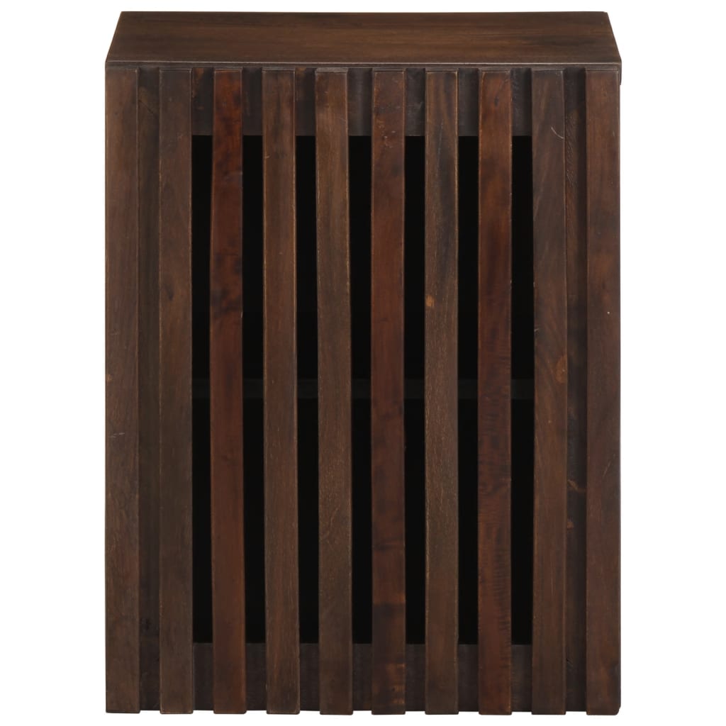 vidaXL Armario de baño de pared madera maciza de mango 38x34x48 cm