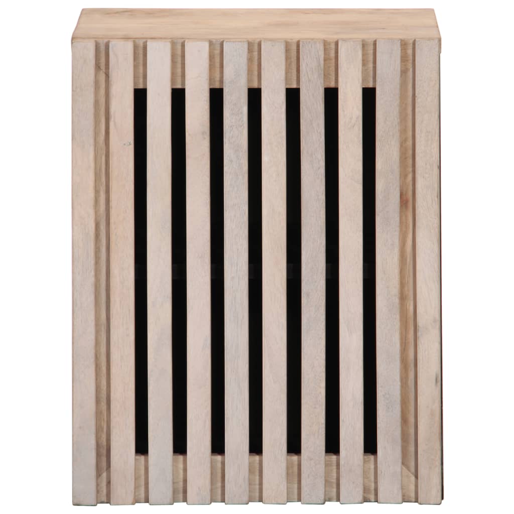 vidaXL Armario de baño de pared madera maciza de mango 38x34x48 cm