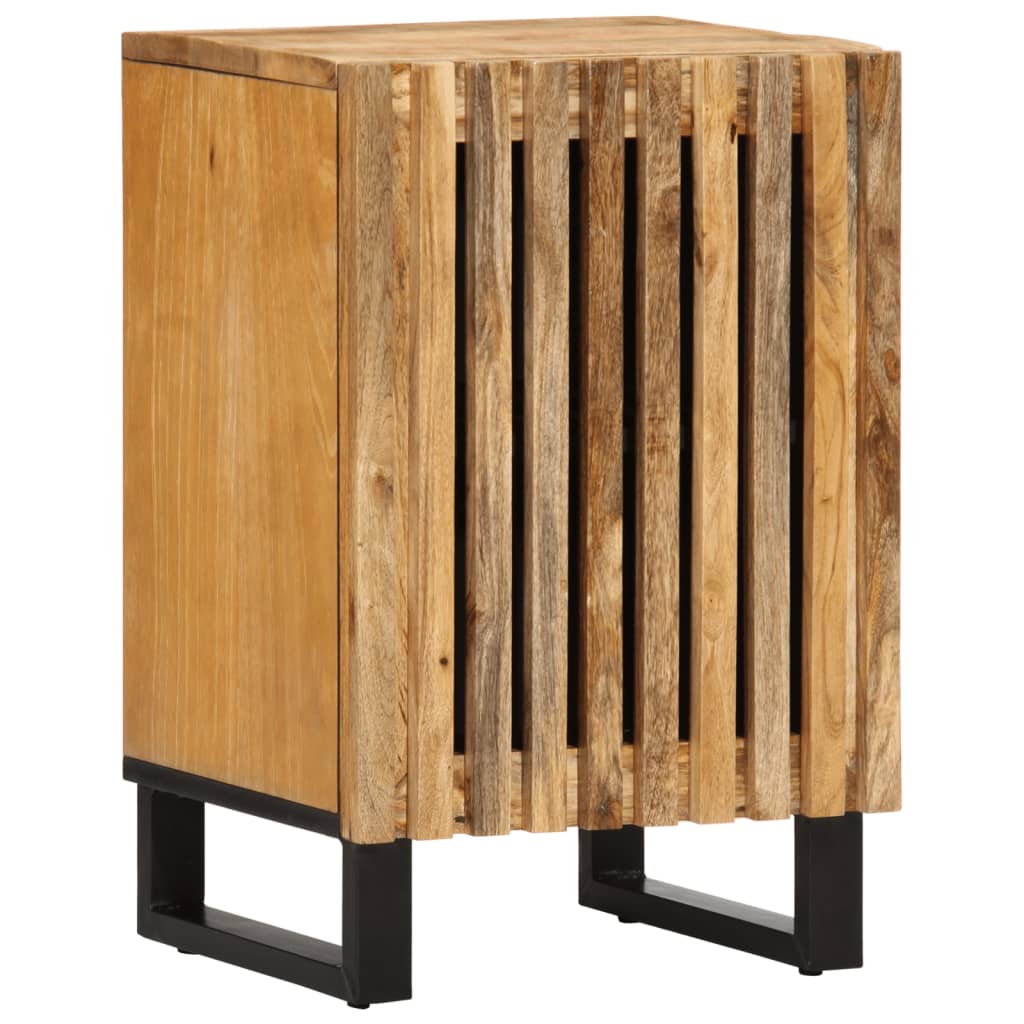 vidaXL Armario de baño madera maciza de mango 38x34x58 cm