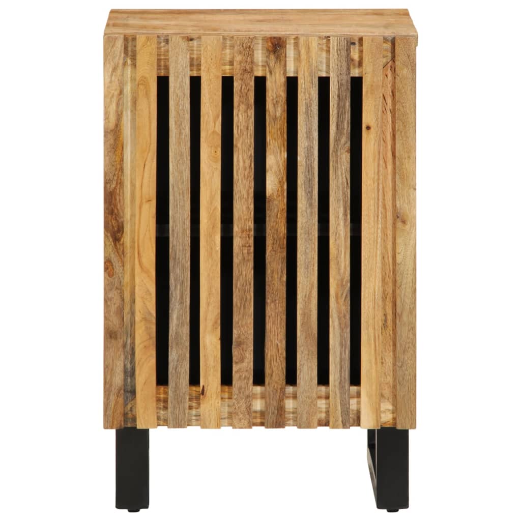 vidaXL Armario de baño madera maciza de mango 38x34x58 cm