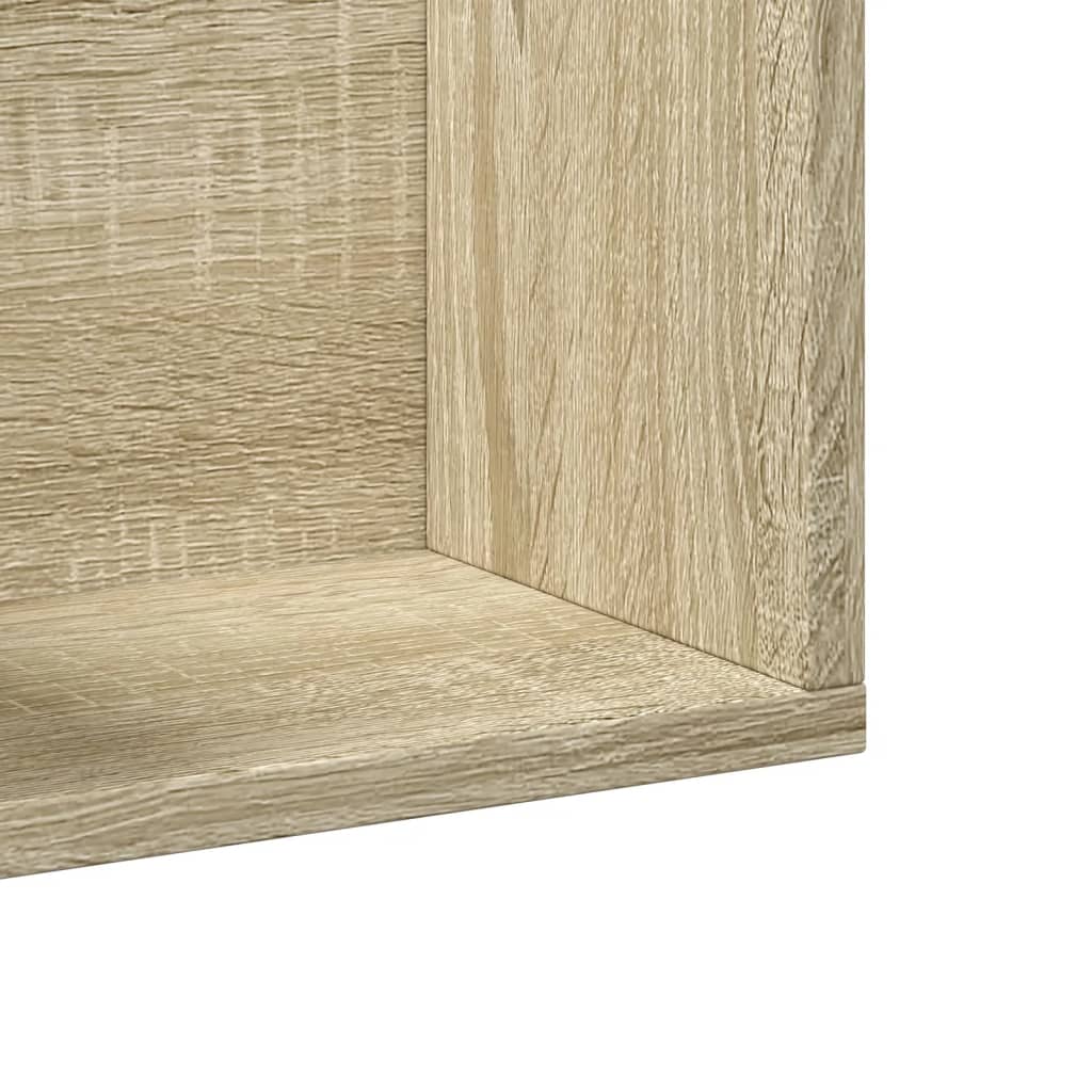 vidaXL Armarios de pared 2 uds madera ingeniería roble Sonoma