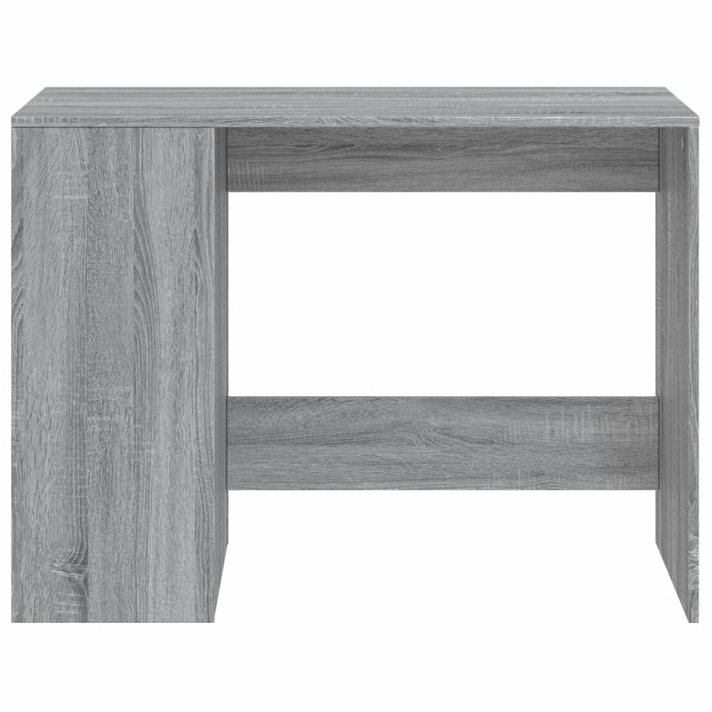 vidaXL Escritorio de madera de ingeniería gris Sonoma 102x50x75 cm