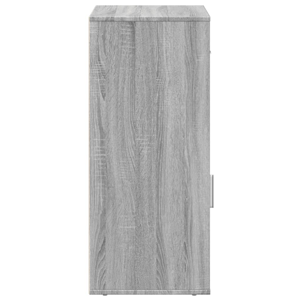 vidaXL Armario almacenaje madera ingeniería gris Sonoma 56,5x39x90 cm