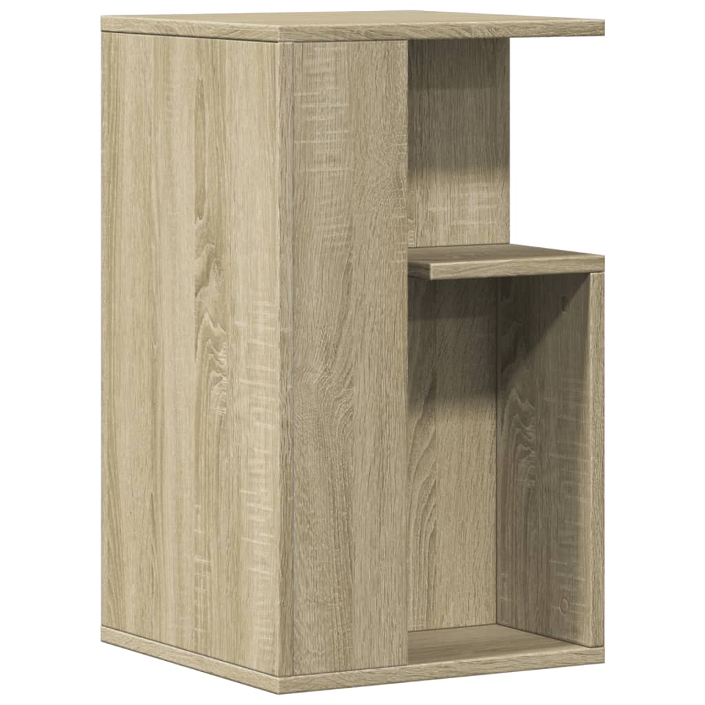 vidaXL Mesa auxiliar madera de ingeniería roble Sonoma 35x35x60 cm