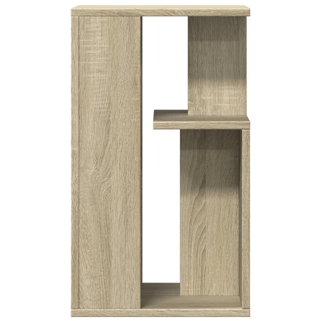 vidaXL Mesa auxiliar madera de ingeniería roble Sonoma 35x35x60 cm