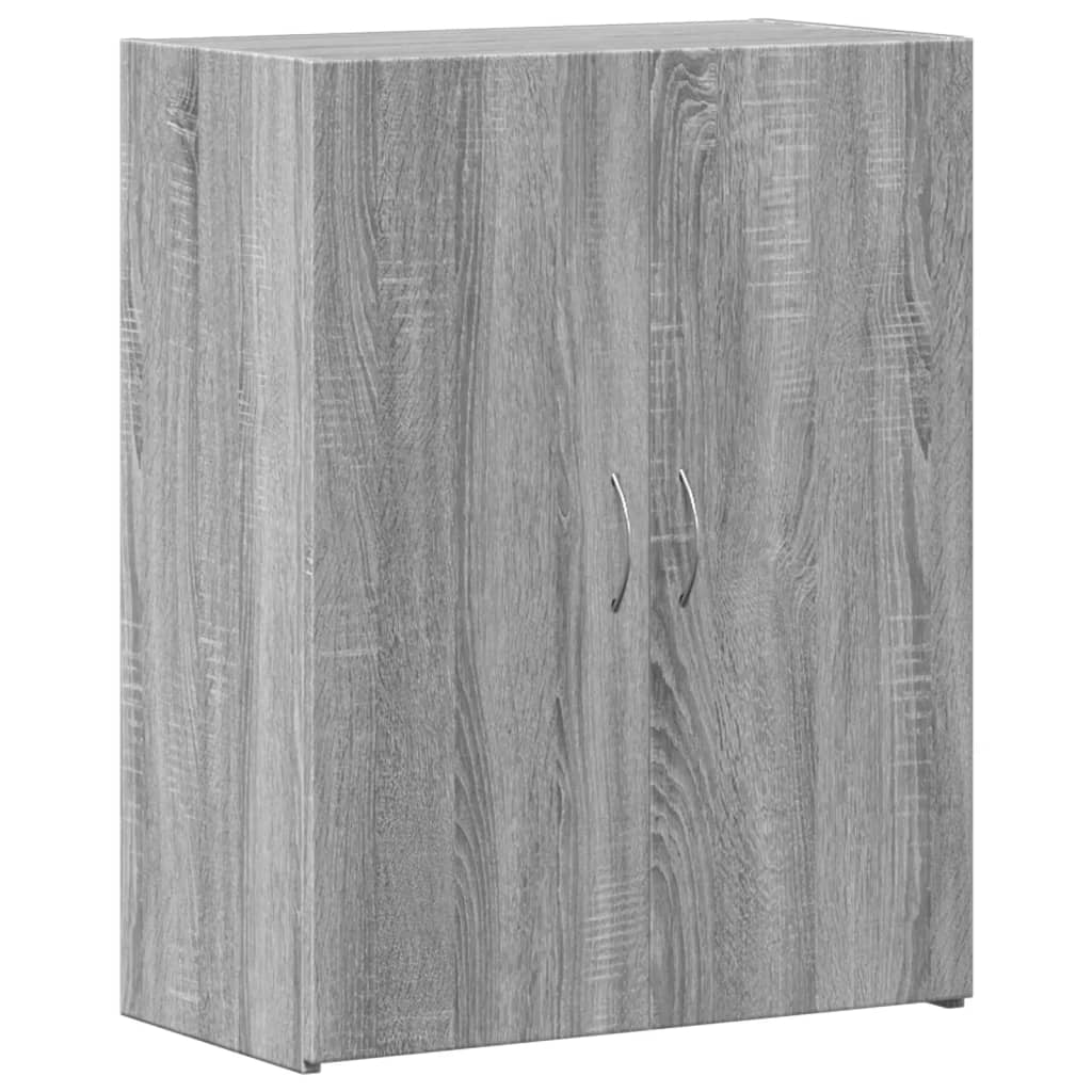 vidaXL Armario archivador madera ingeniería gris Sonoma 60x32x77,5 cm