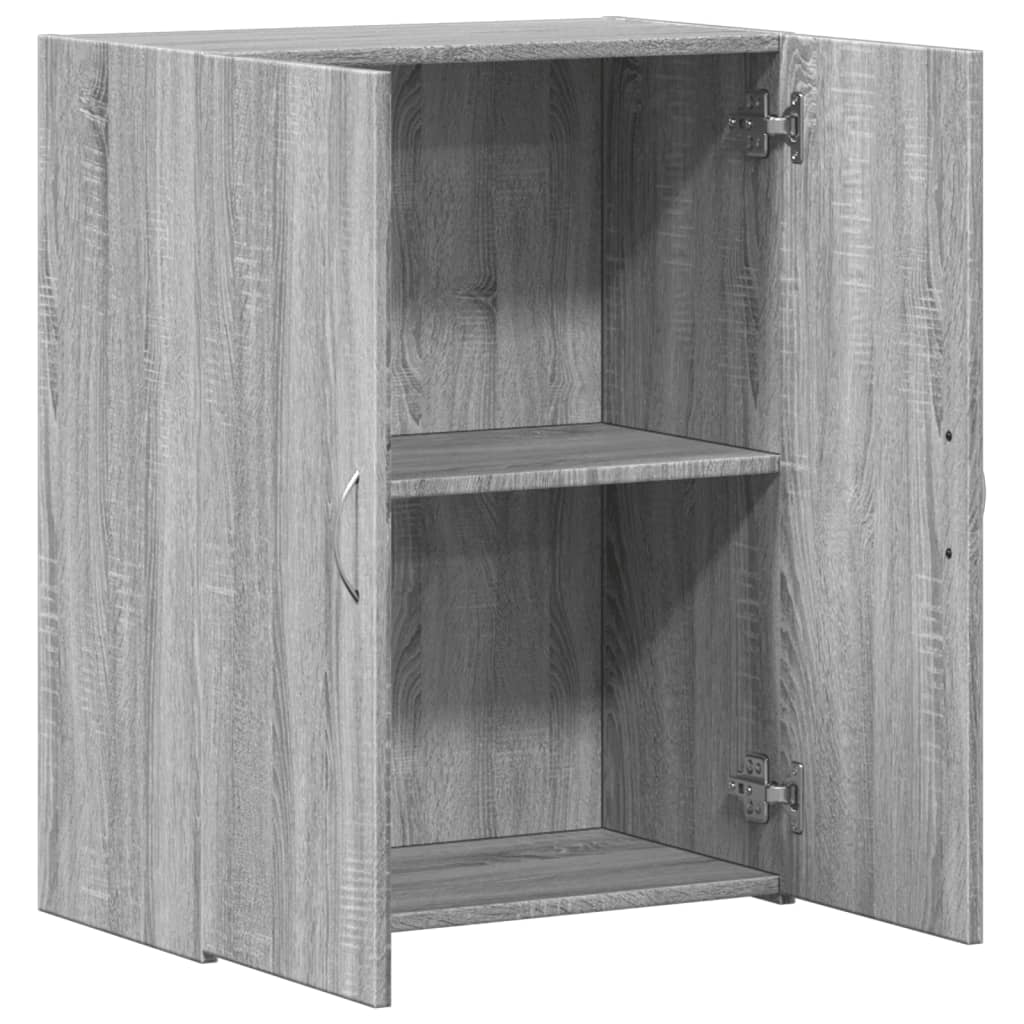 vidaXL Armario archivador madera ingeniería gris Sonoma 60x32x77,5 cm