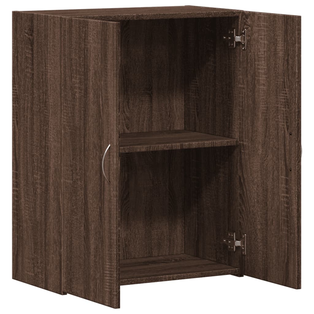 vidaXL Armario archivador madera ingeniería roble marrón 60x32x77,5cm