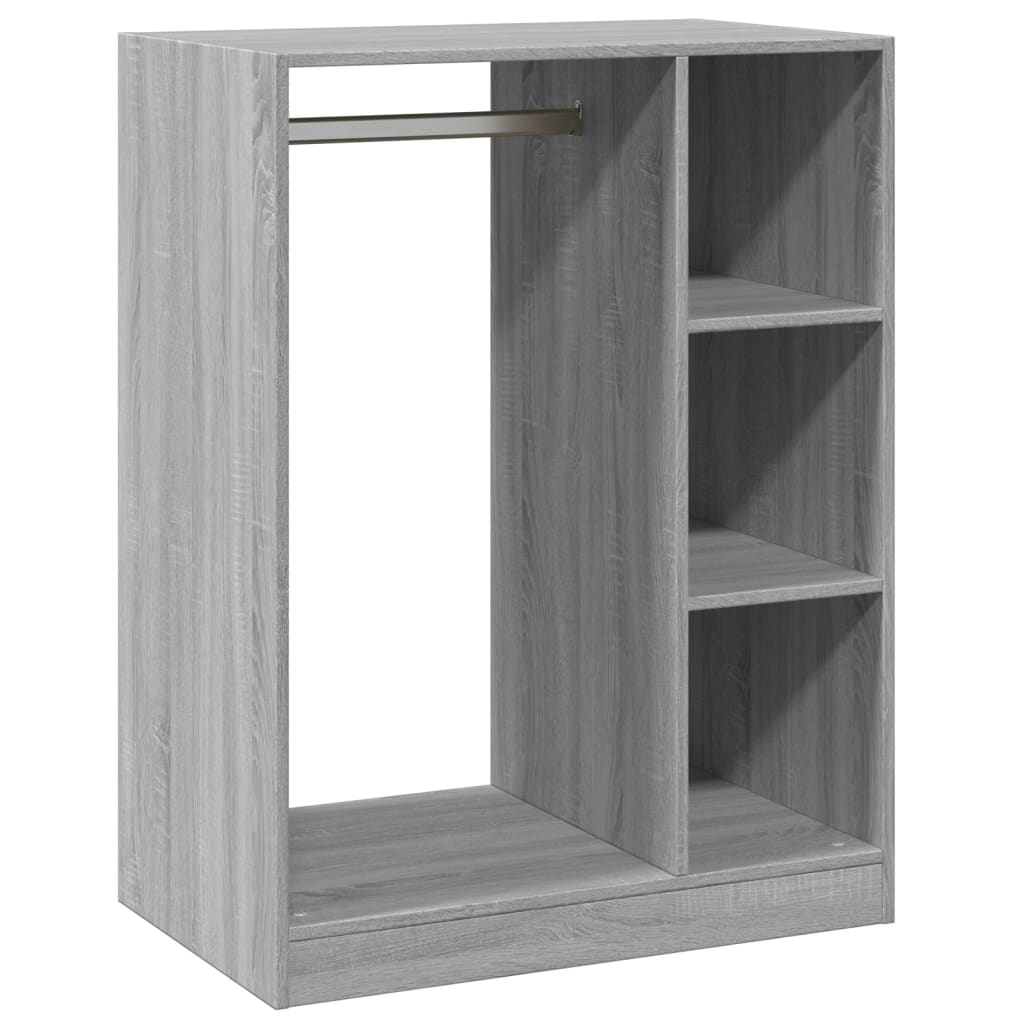 vidaXL Armario de madera de ingeniería gris Sonoma 77x48x102 cm