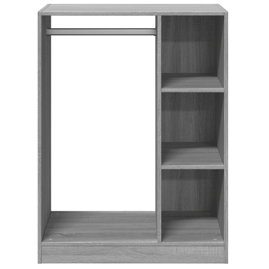 vidaXL Armario de madera de ingeniería gris Sonoma 77x48x102 cm