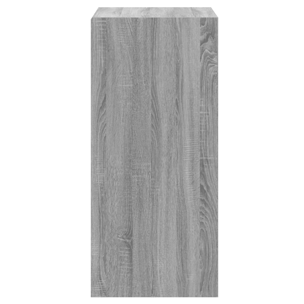 vidaXL Armario de madera de ingeniería gris Sonoma 77x48x102 cm