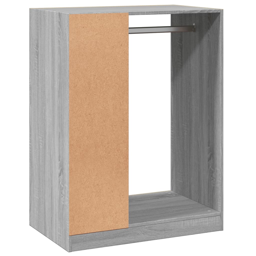 vidaXL Armario de madera de ingeniería gris Sonoma 77x48x102 cm