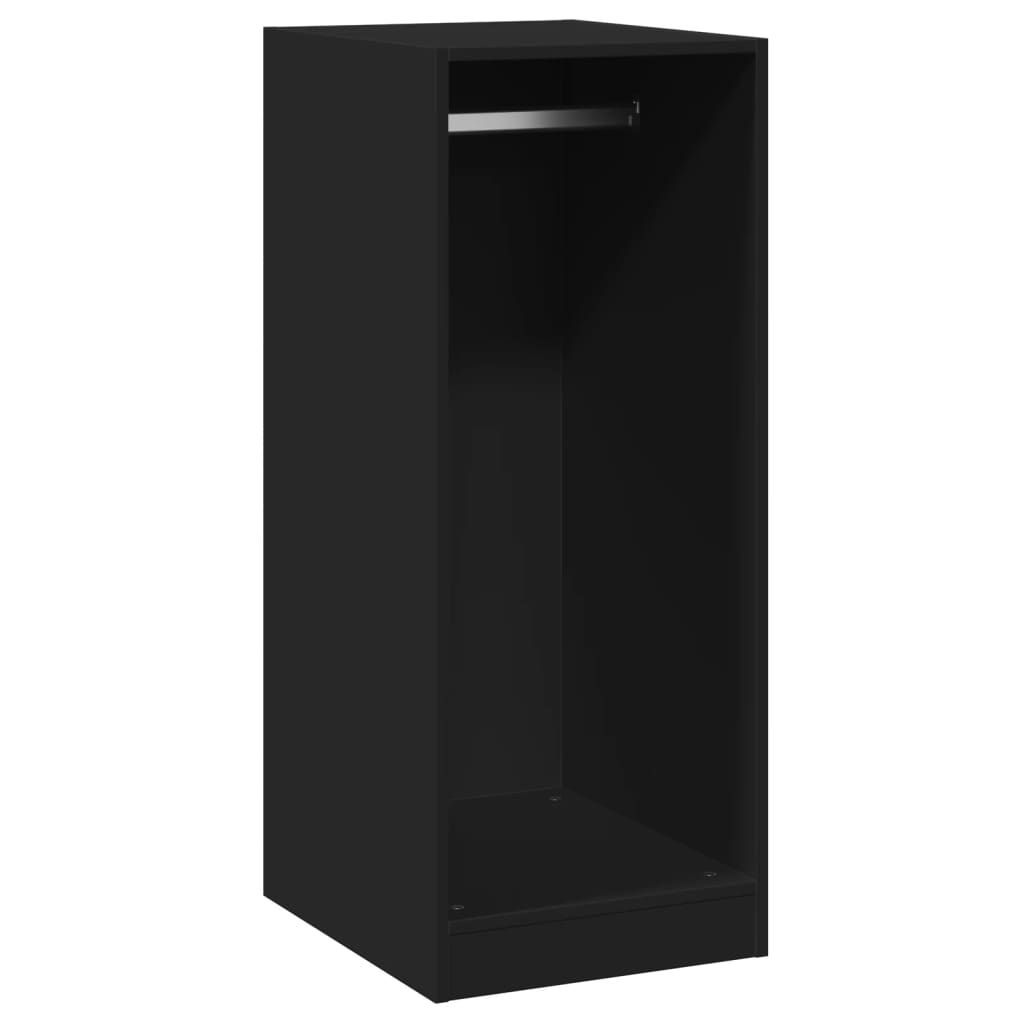 vidaXL Armario de madera de ingeniería negro 48x41x102 cm