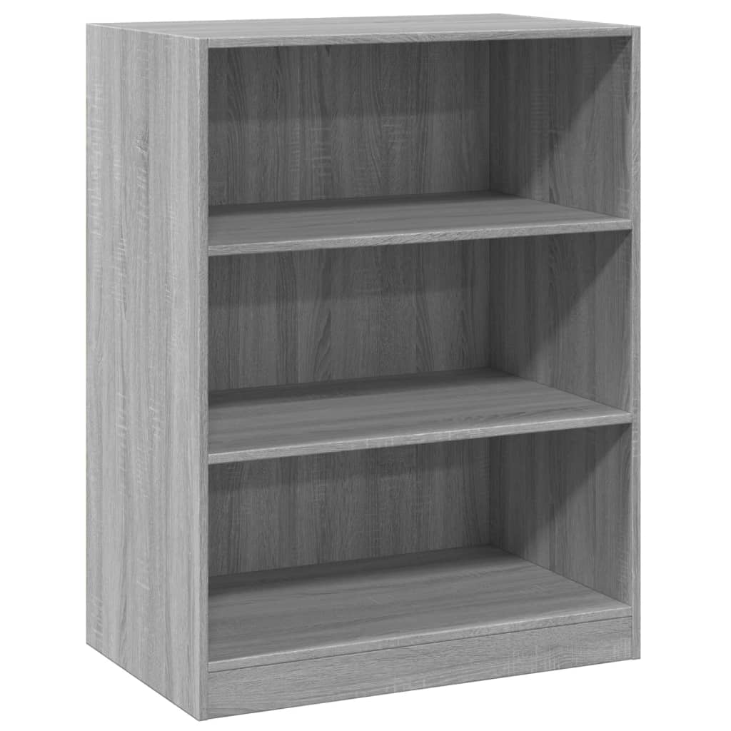 vidaXL Armario de madera de ingeniería gris Sonoma 77x48x102 cm