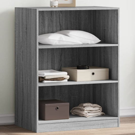 vidaXL Armario de madera de ingeniería gris Sonoma 77x48x102 cm