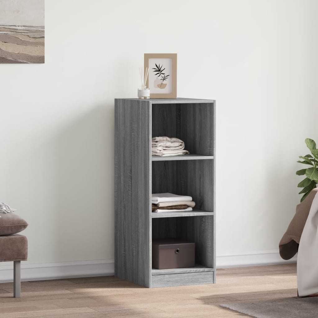 vidaXL Armario de madera de ingeniería gris Sonoma 48x41x102 cm