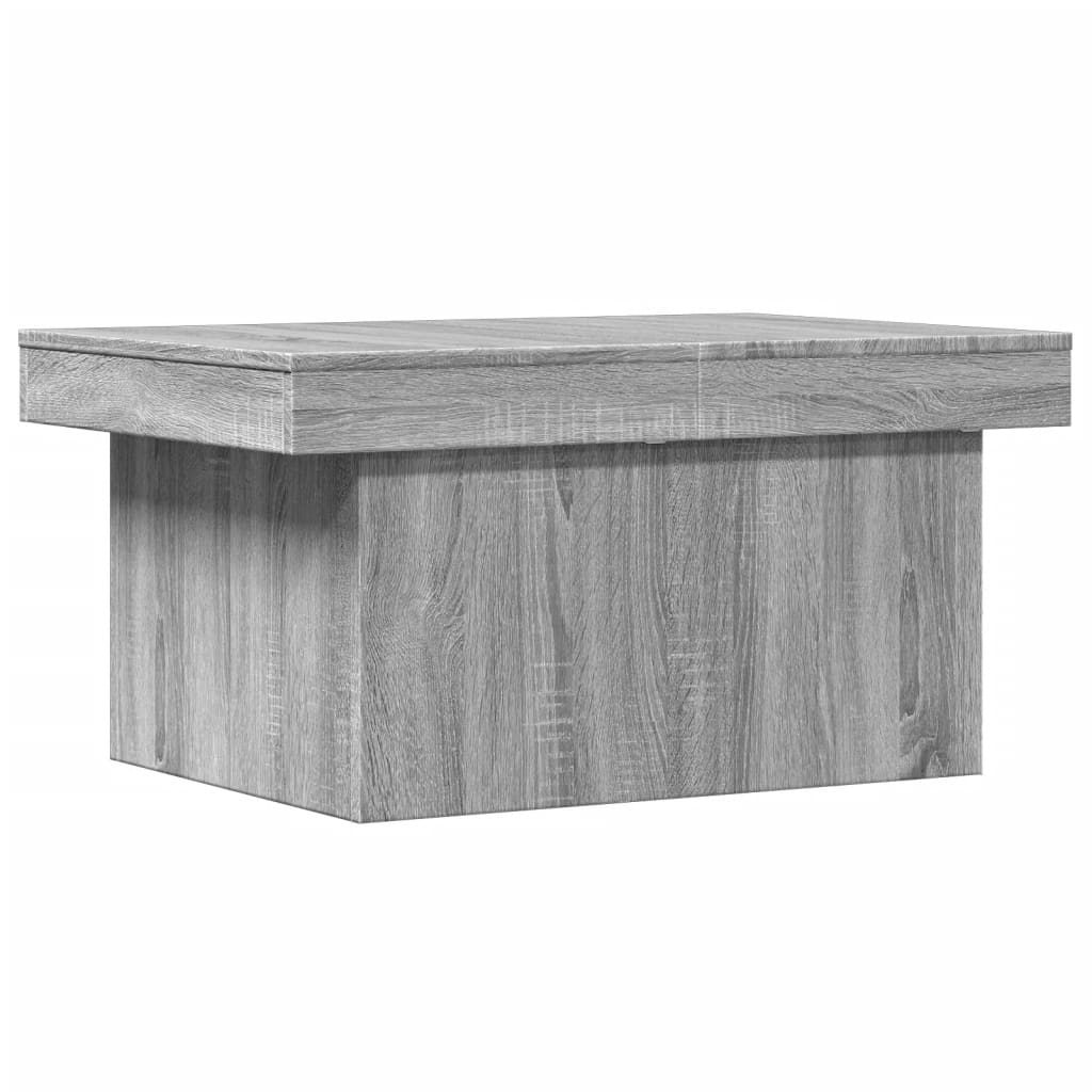 vidaXL Mesa de centro madera de ingeniería gris Sonoma 100x55x40 cm