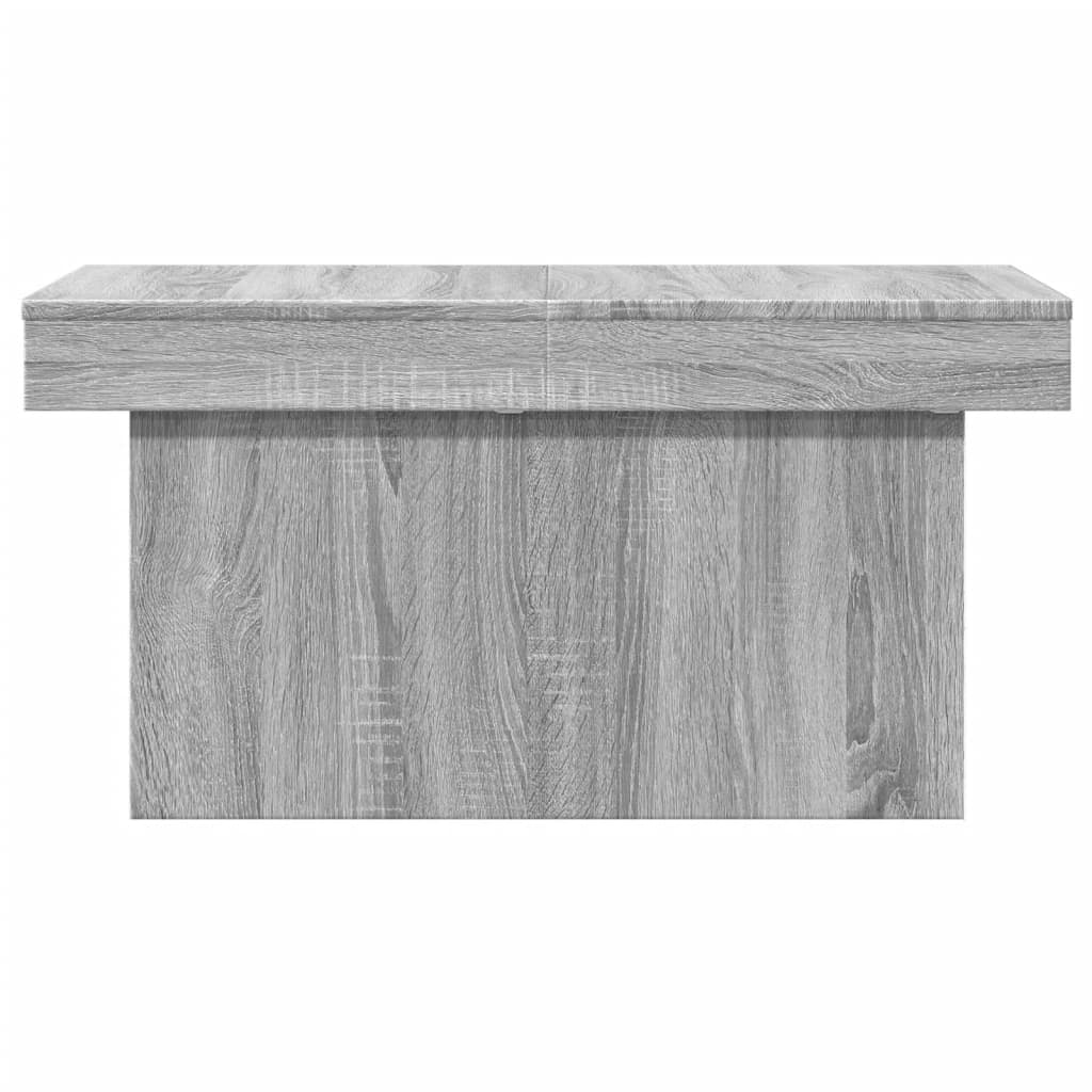 vidaXL Mesa de centro madera de ingeniería gris Sonoma 100x55x40 cm