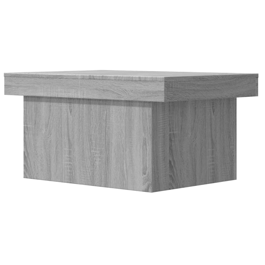 vidaXL Mesa de centro madera de ingeniería gris Sonoma 100x55x40 cm