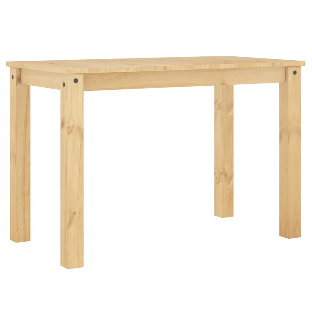 vidaXL Mesa de comedor Panama madera maciza de pino 117x60x75 cm