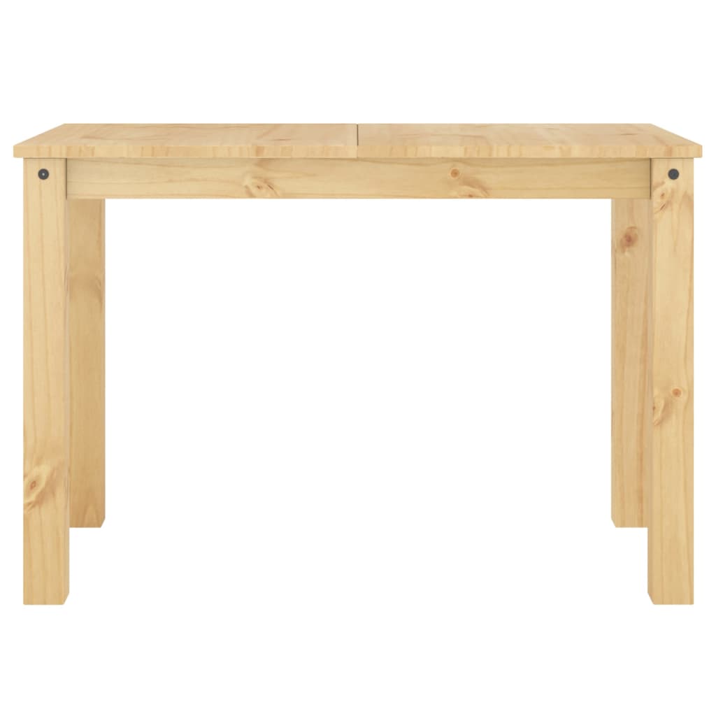 vidaXL Mesa de comedor Panama madera maciza de pino 117x60x75 cm