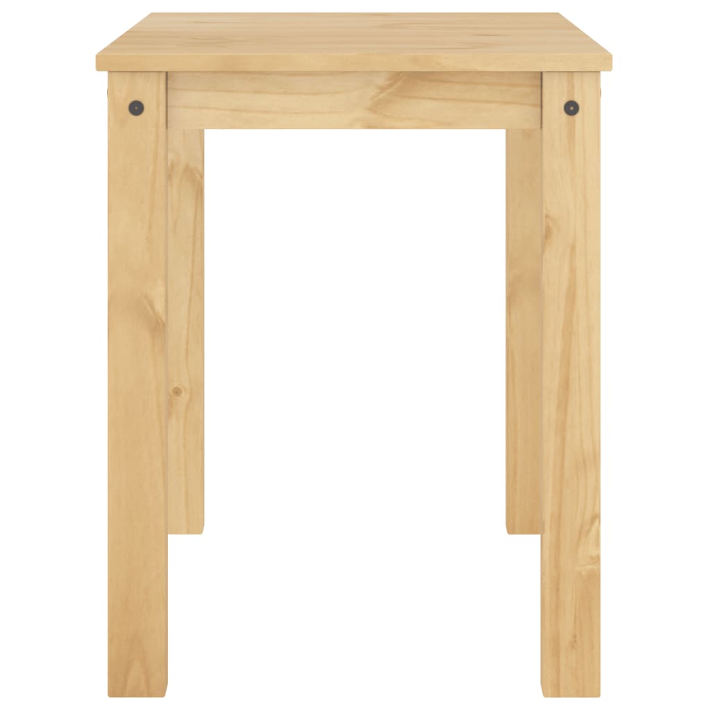 vidaXL Mesa de comedor Panama madera maciza de pino 117x60x75 cm