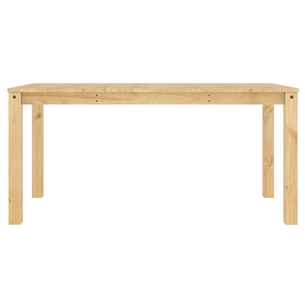 vidaXL Mesa de comedor Panama madera maciza de pino 160x80x75 cm