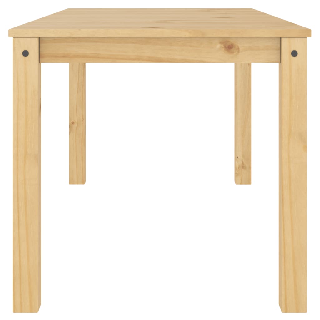 vidaXL Mesa de comedor Panama madera maciza de pino 160x80x75 cm