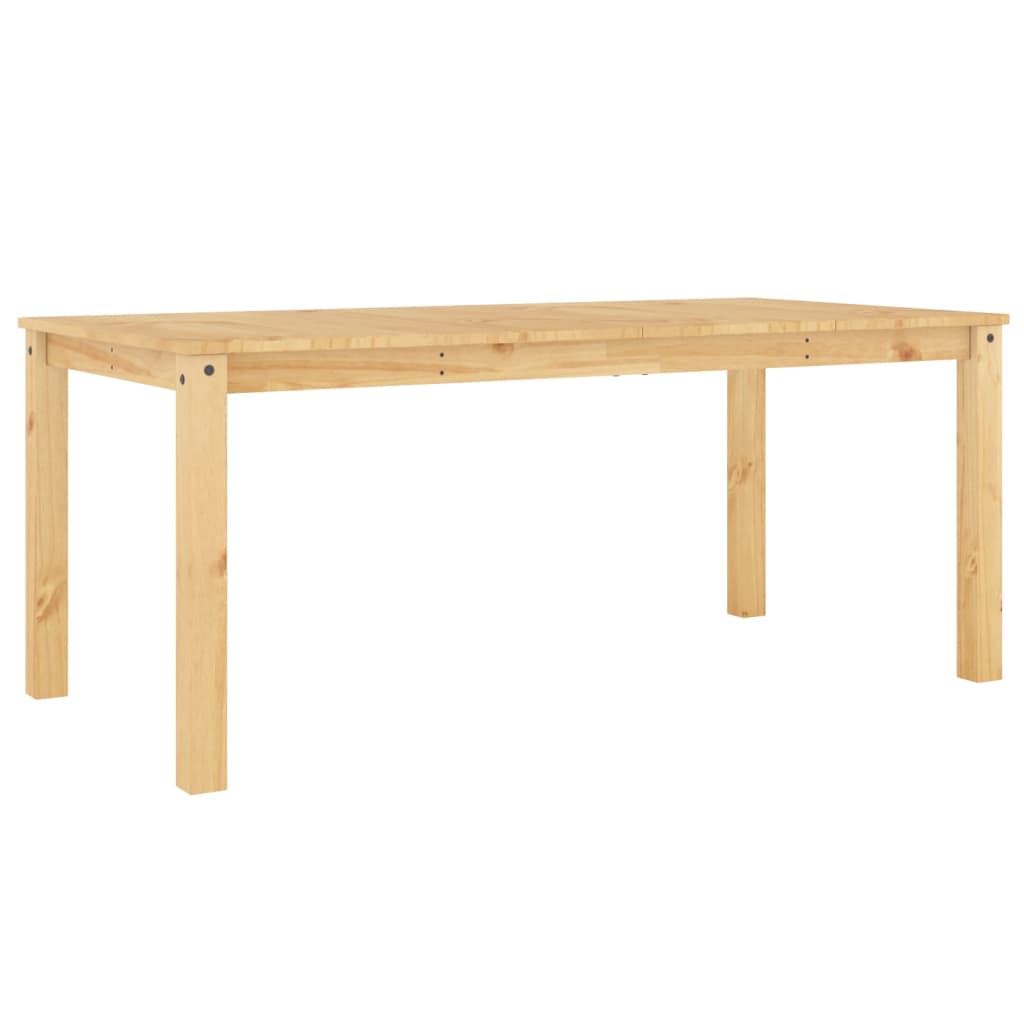 vidaXL Mesa de comedor Panama madera maciza de pino 180x90x75 cm