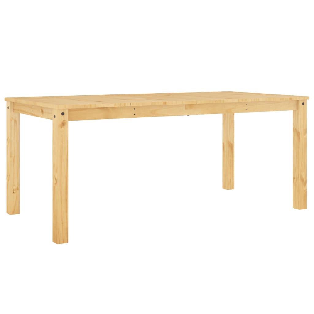 vidaXL Mesa de comedor Panama madera maciza de pino 180x90x75 cm