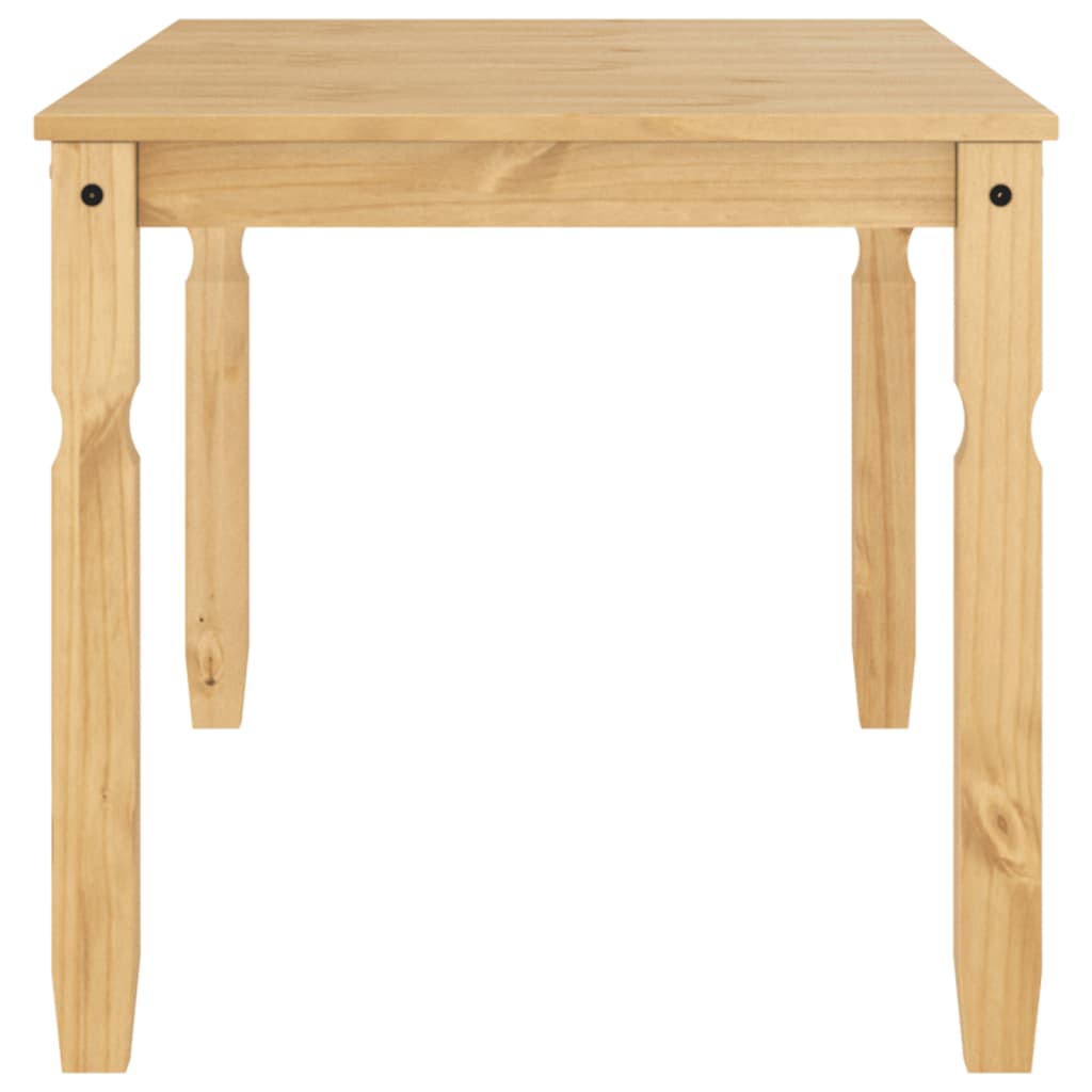 vidaXL Mesa de comedor Corona madera maciza de pino 160x80x75 cm