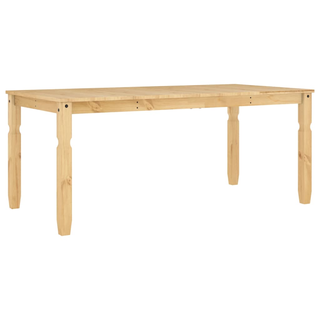 vidaXL Mesa de comedor Corona madera maciza de pino 180x90x75 cm