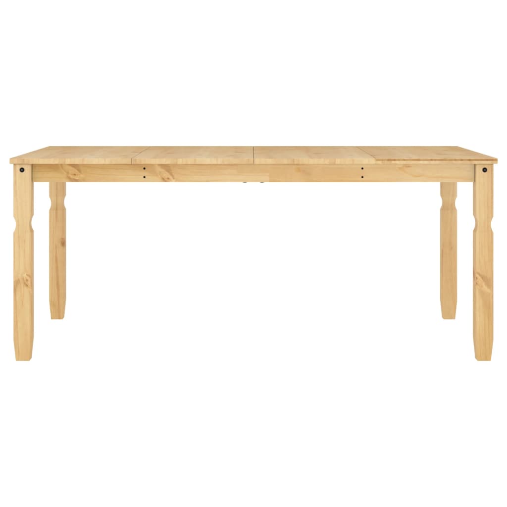 vidaXL Mesa de comedor Corona madera maciza de pino 180x90x75 cm