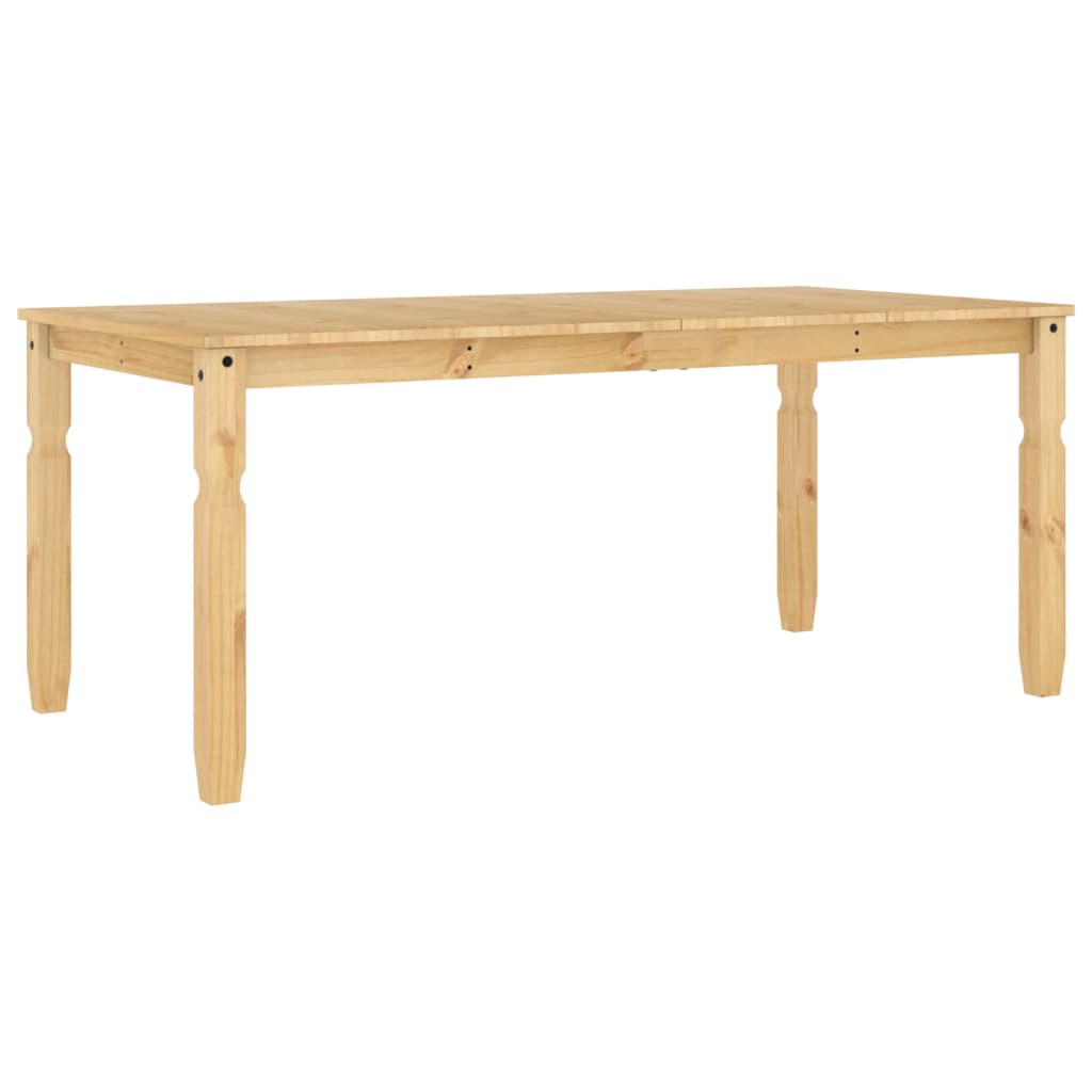 vidaXL Mesa de comedor Corona madera maciza de pino 180x90x75 cm