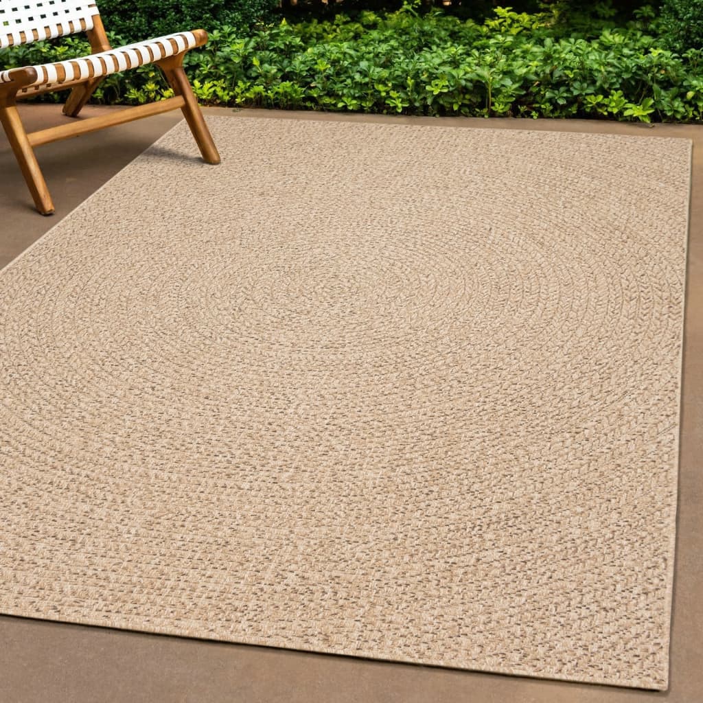 vidaXL Alfombra ZIZUR apariencia de yute interior y exterior 60x110 cm