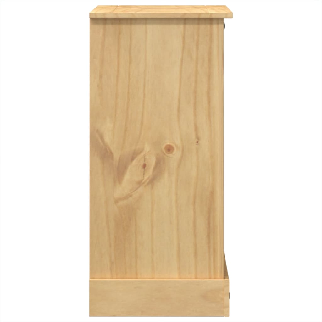 vidaXL Cómoda cajonera Corona madera maciza de pino 80x43x91 cm