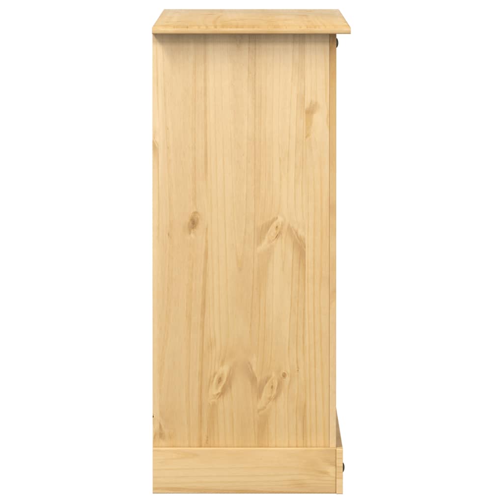 vidaXL Cómoda cajonera Corona madera maciza de pino 92x48x114 cm