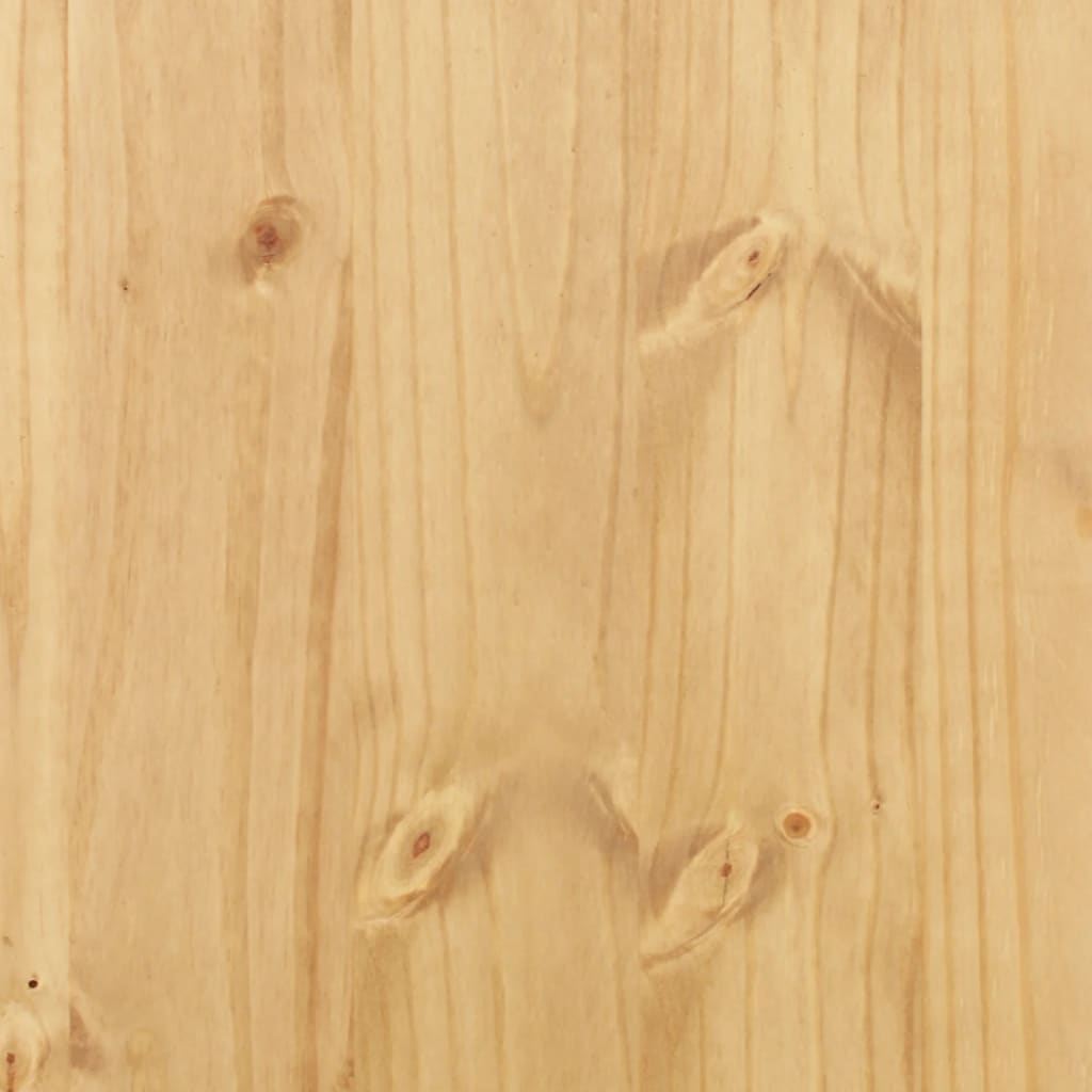 vidaXL Tocador Corona madera maciza de pino 110x50x75 cm