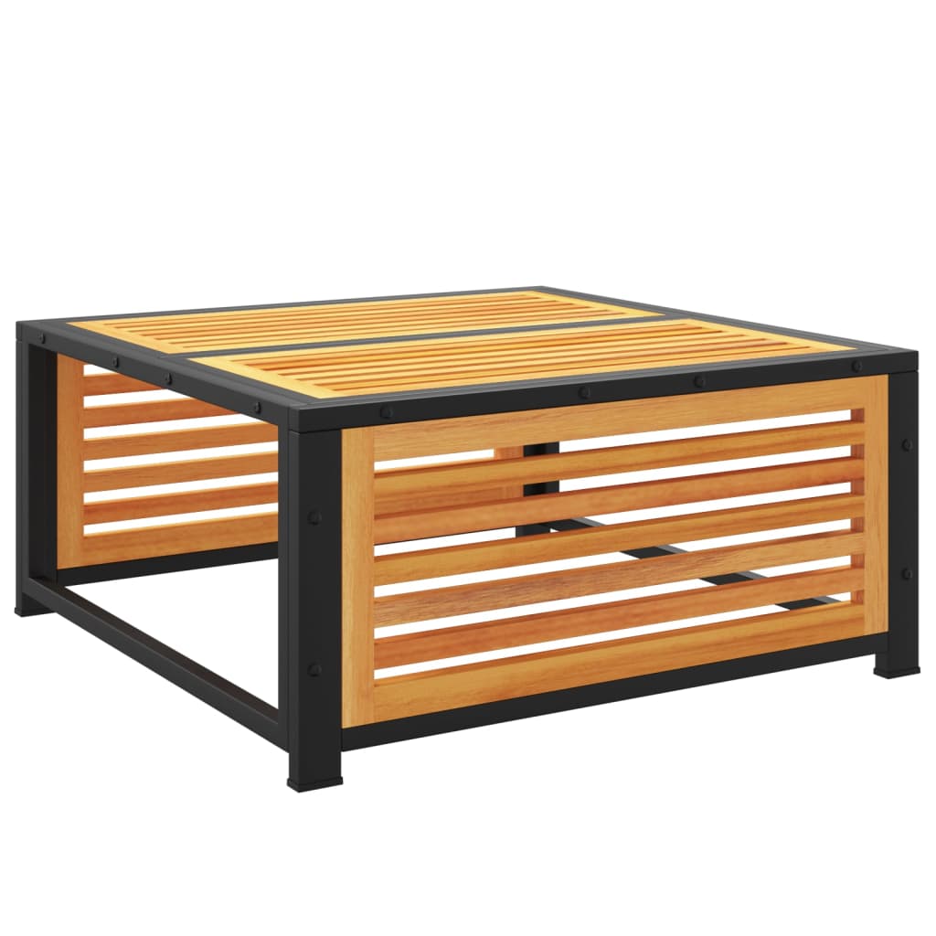 vidaXL Set de sofás de jardín con cojines 8 pzas madera maciza acacia