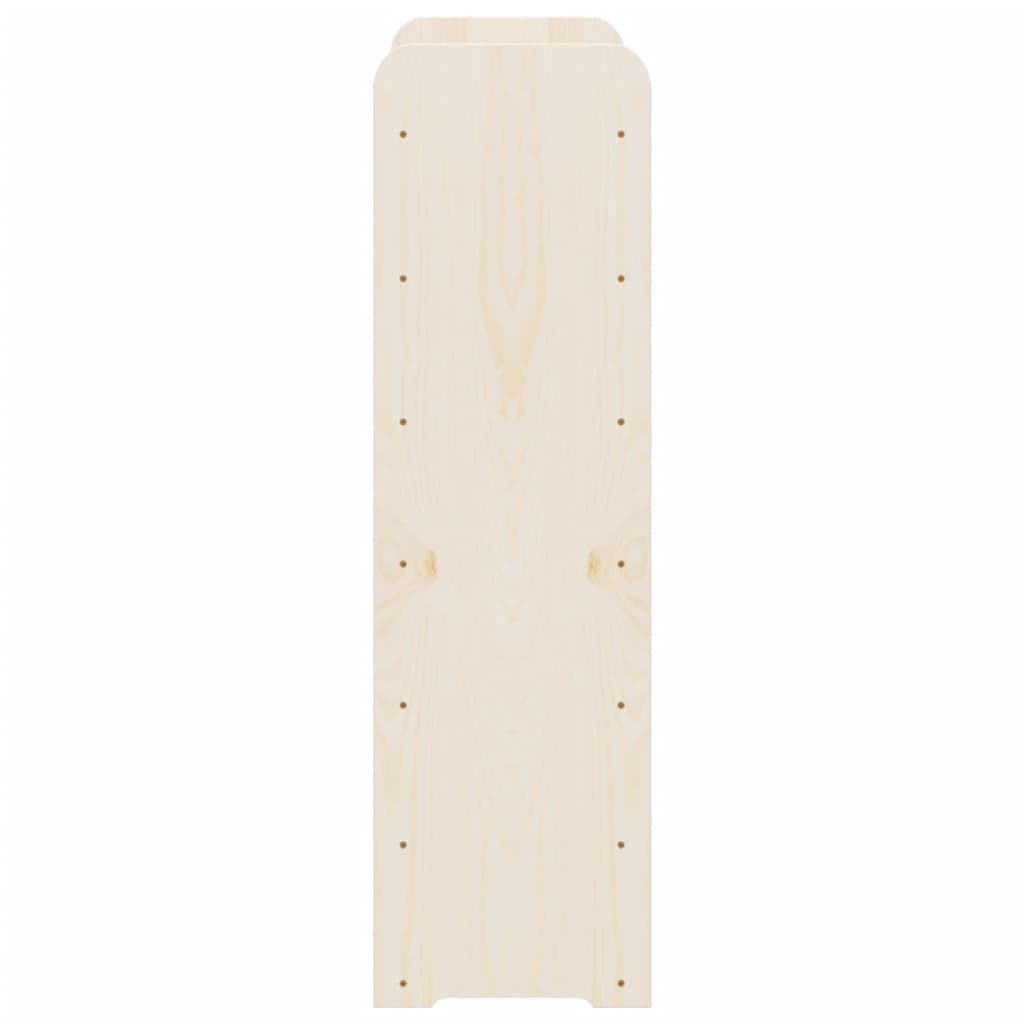 vidaXL Botellero con tablero superior madera maciza pino 67,5x25x87 cm