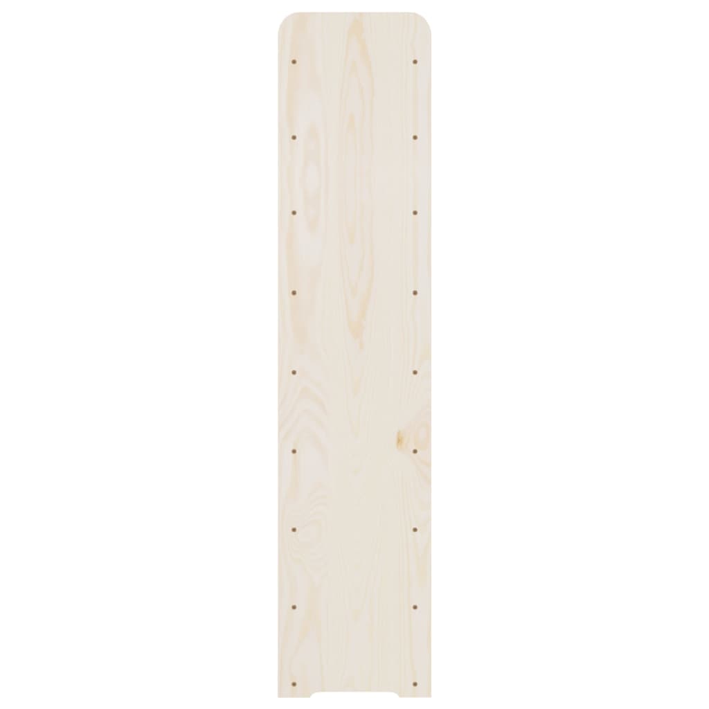 vidaXL Botellero con tablero superior madera de pino 72,5x25x111,5 cm