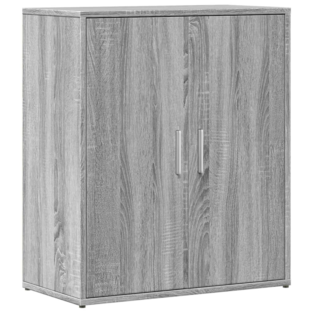 vidaXL Aparador de madera de ingeniería 2 uds gris Sonoma 60x31x70 cm