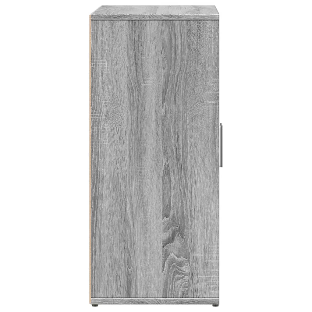 vidaXL Aparador de madera de ingeniería 2 uds gris Sonoma 60x31x70 cm